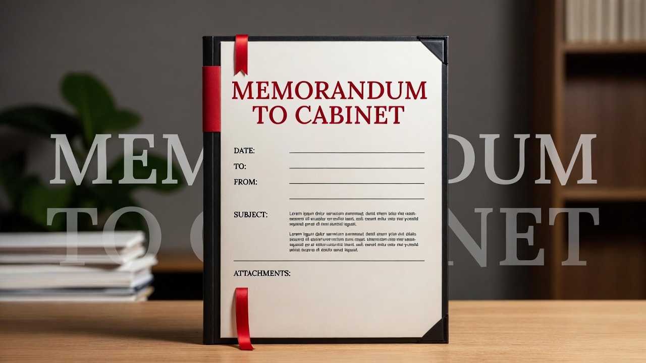 Memorandum to Cabinet