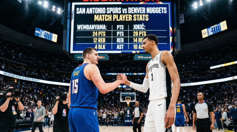 San Antonio Spurs vs Denver Nuggets Match Player Stats