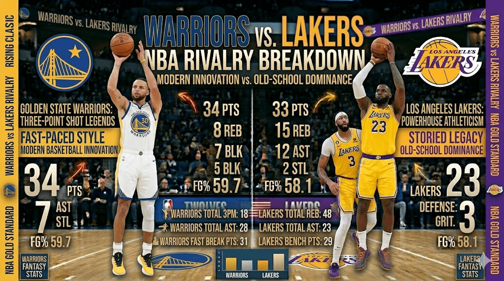 Warriors vs Lakers