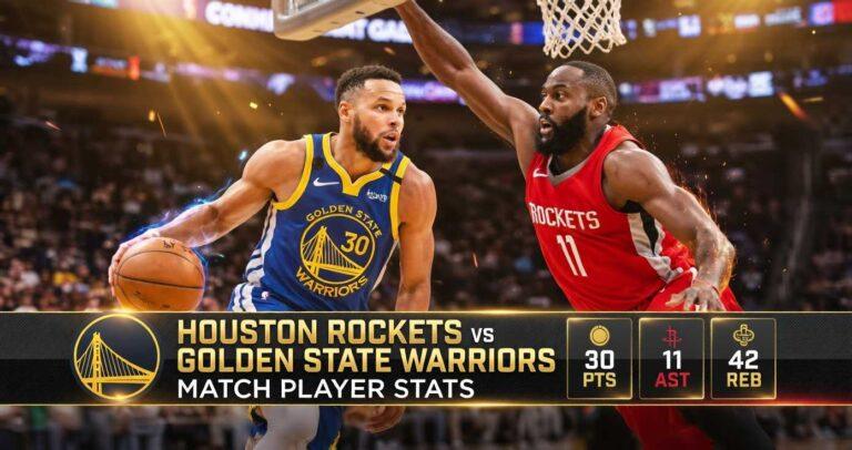 Houston Rockets vs Golden State Warriors Match Player Stats