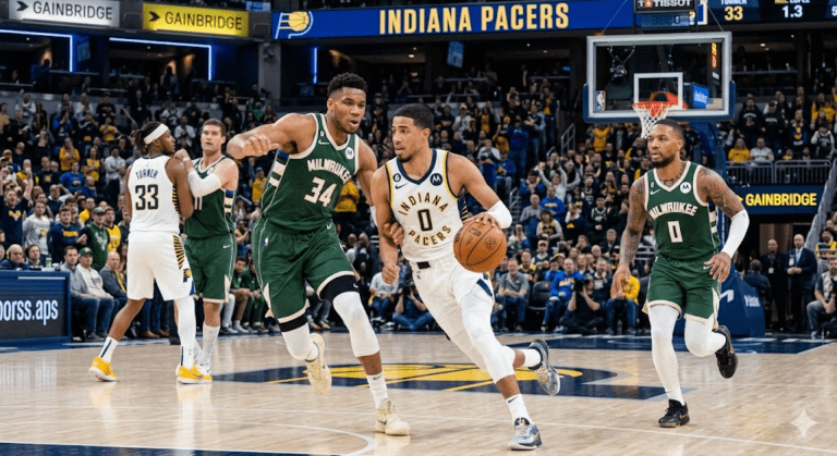 Pacers vs Milwaukee Bucks Match Player Stats