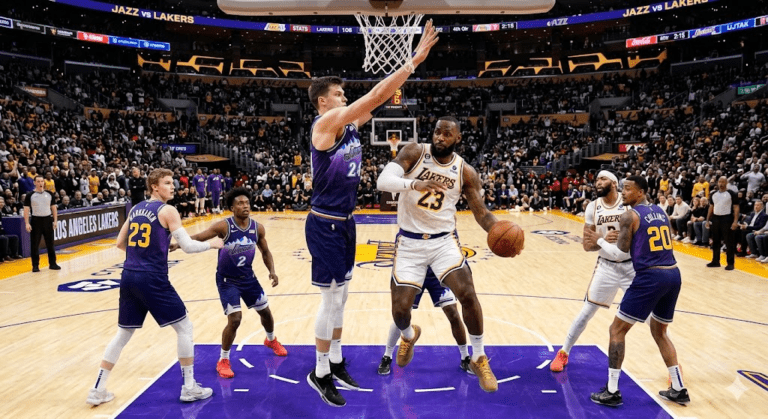 Utah Jazz vs Lakers Match Player Stats