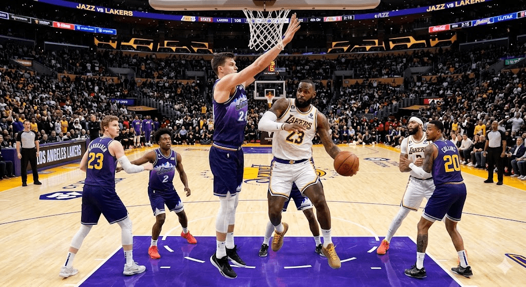 Utah Jazz vs Lakers Match Player Stats