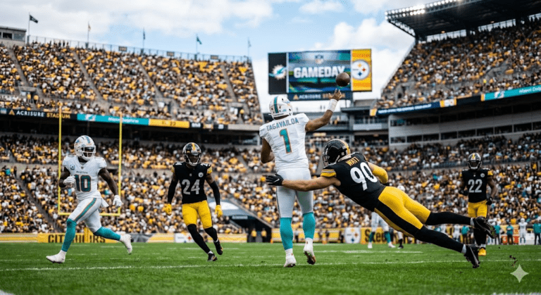 Miami Dolphins vs Pittsburgh Steelers Match Player Stats