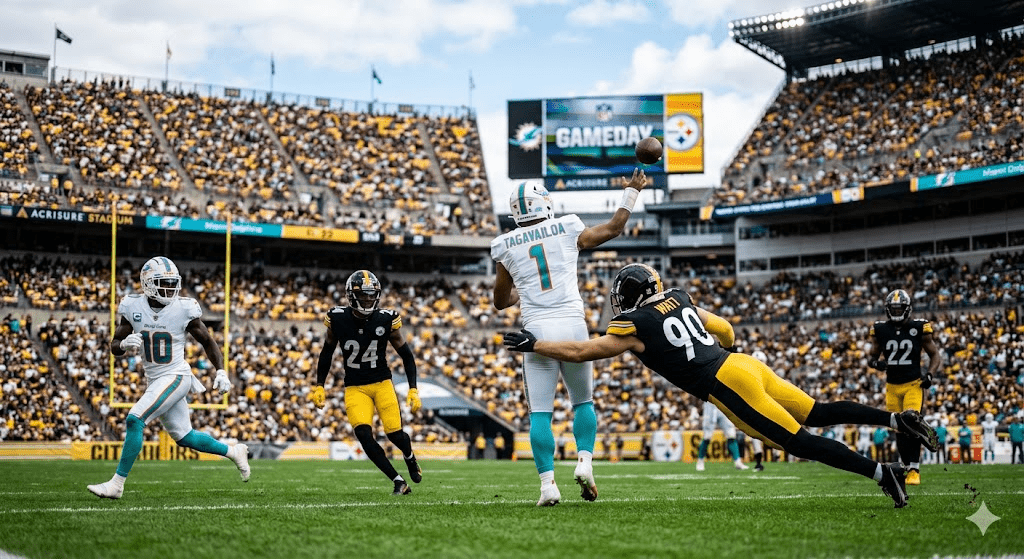 Miami Dolphins vs Pittsburgh Steelers Match Player Stats