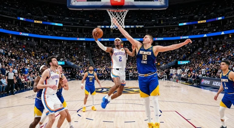 Lokc Thunder vs Denver Nuggets Match Player Stats