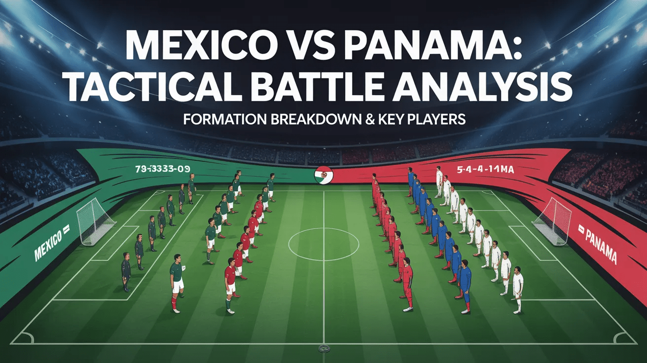 Mexico National Football Team vs Panama National Football Team Lineups