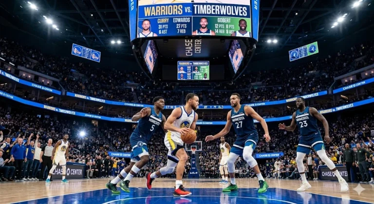 Warriors vs Timberwolves Match Player Stats