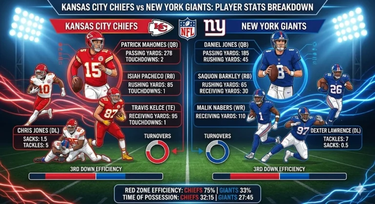 kansas city chiefs vs new york giants match player stats