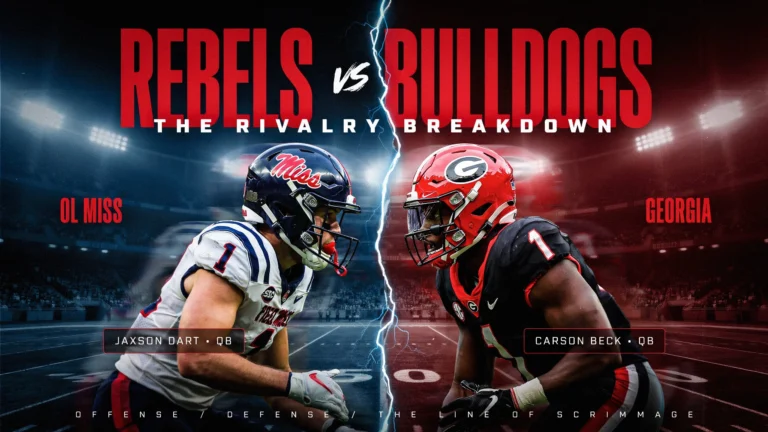 Ole Miss Rebels Football vs Georgia Bulldogs Football Match Player Stats