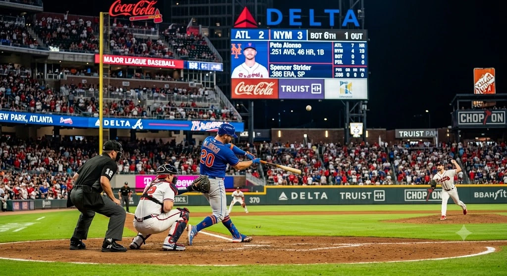 New York Mets vs Atlanta Braves Match Player Stats