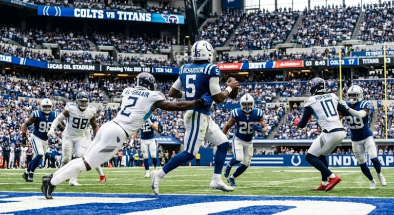 Indianapolis Colts vs Tennessee Titans Match Player Stats