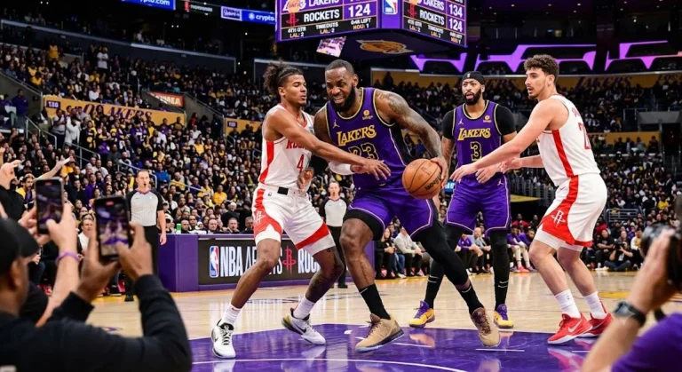 Lakers vs Houston Rockets Match Player Stats