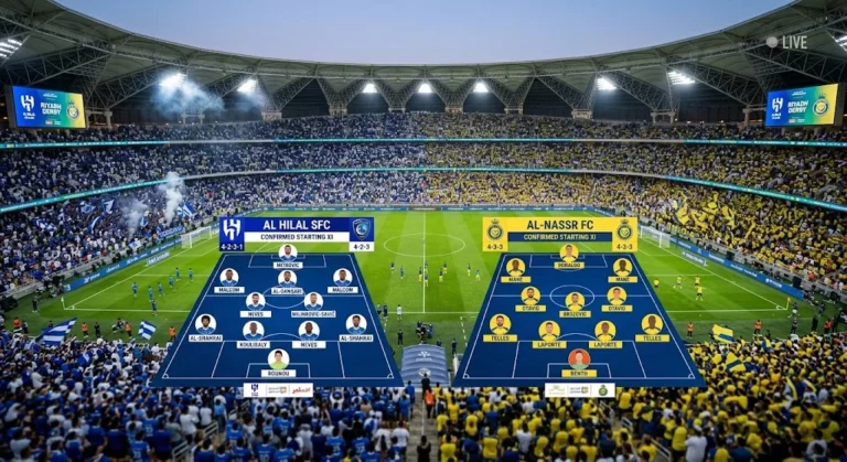 Al Hilal SFC vs Al-Nassr Lineups